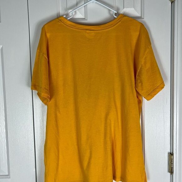 Victoria Secret PINK Yellow Gold Shirt L - Picture 3 of 3